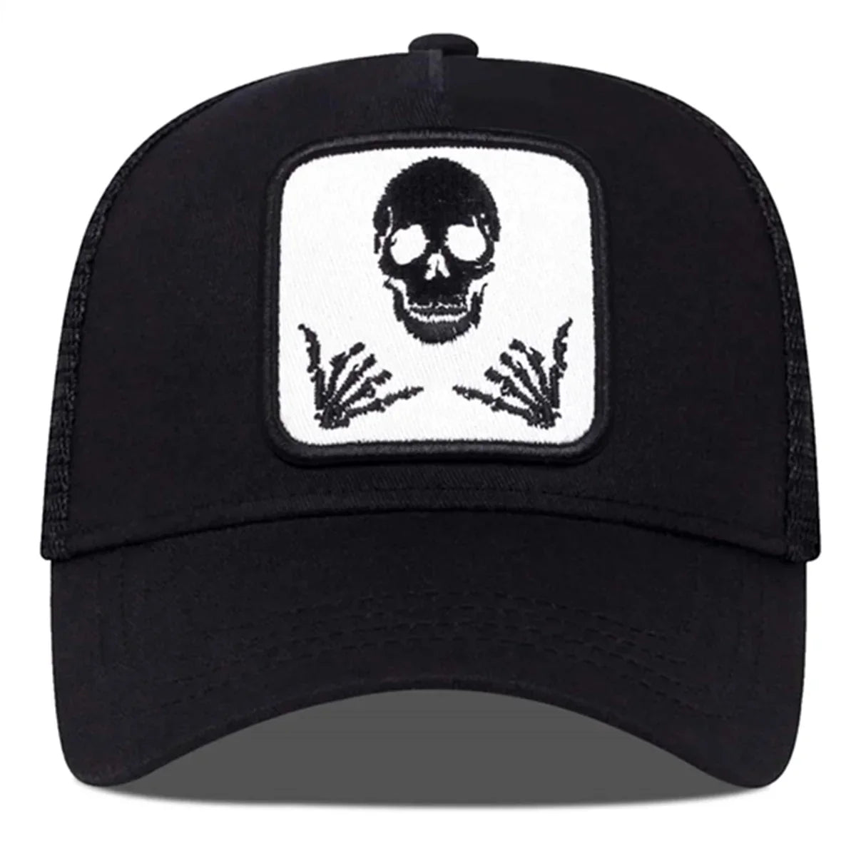 Unisex Personality Embroidery Baseball Net Caps Adjustable Casual Hats Spring and Summer Outdoor Sunscreen Hat