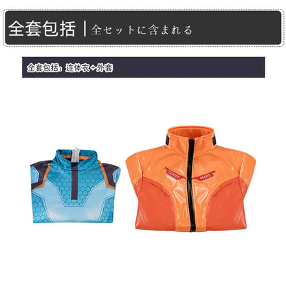 Game Overwatch 2 Juno-cosplaykostuum met pruik, compleet setje, supportheldenkleding, Halloween- en carnavalsoutfit, Juno Teo Minh, dames en meisjes
