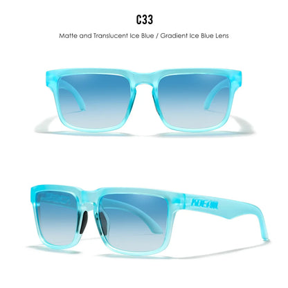 Kdeam High Quality Original Brand Design Polarized Sunglasses for Women Men Fashion Unisex  Trendy Outdoor Eyewear For Couple