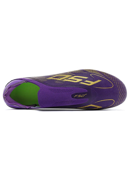 Nouvelles Chaussures de Football pour Hommes Antidérapantes, Crampons de Futsal Intérieur et de Football sur Gazon, Baskets Montantes de Haute Qualité, Meilleures Ventes pour l'Extérieur