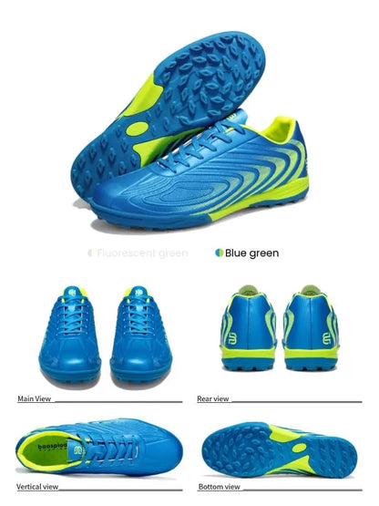 Baasploa Herren-Fußballschuhe – bequeme, leichte Trainingsschuhe für Kunstrasen – professionelle, weiche Herren-Sneaker mit rutschfester Sohle
