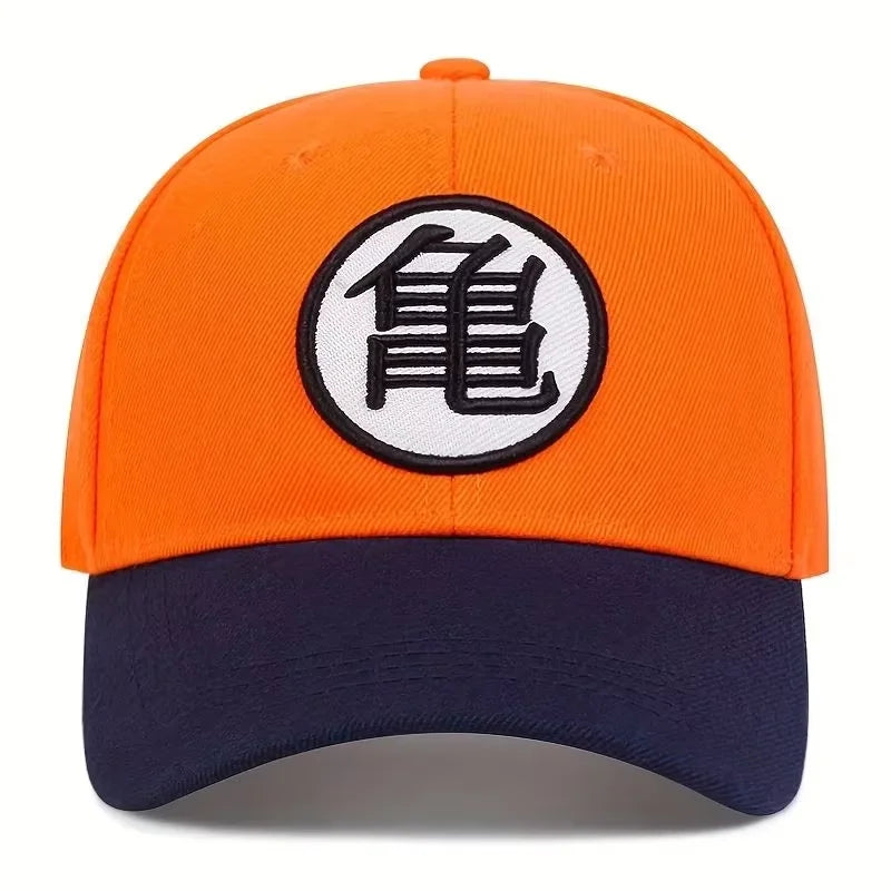 Dragon Ball Son Goku Unisex Gui Wu Embroidery Baseball Caps Spring and Autumn Outdoor Adjustable Casual Hats Sunscreen Hat