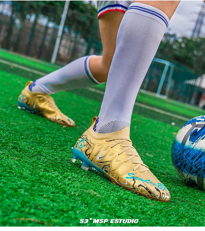 Professional Soccer Sneakers for Men Women High Quality Fashion Men's Football Cleats Large Size 46 Futsal Shoes Man Trainers