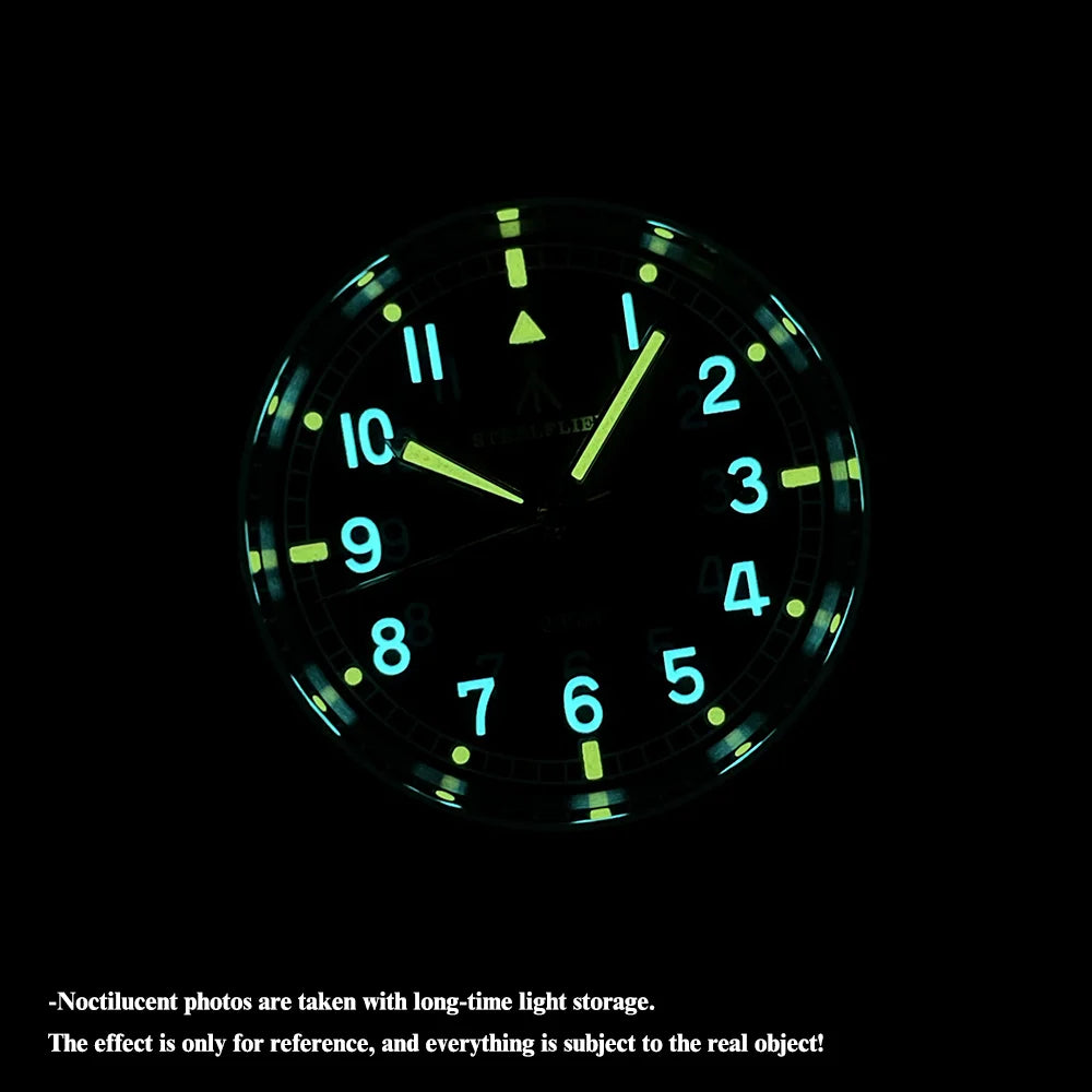 STEELFLIER Official SF745 Luxury Small Quartz Watch Super Luminous VH31 Mute Movement 20Bar Waterproof Unisex Fashion Dive Watch