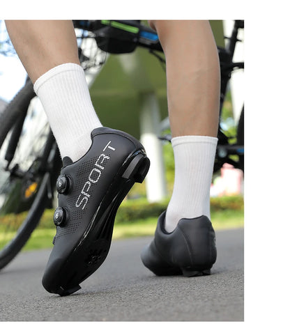 Ténis de ciclismo, sapatos de MTB respiráveis, sapatos de ciclismo de montanha para homem e mulher, sapatos para trilhos, sapatos desportivos para ciclismo de estrada, sapatos de ciclismo com pedais SPD