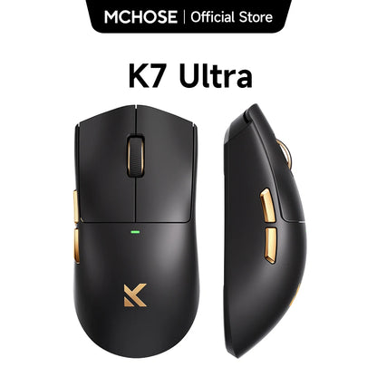 MCHOSE K7 Ultra langaton pelihiiri PAW3950 Dual 8K Polling Rate kevyt magneettinen langaton lataustelakka e-urheiluun ja toimistoon