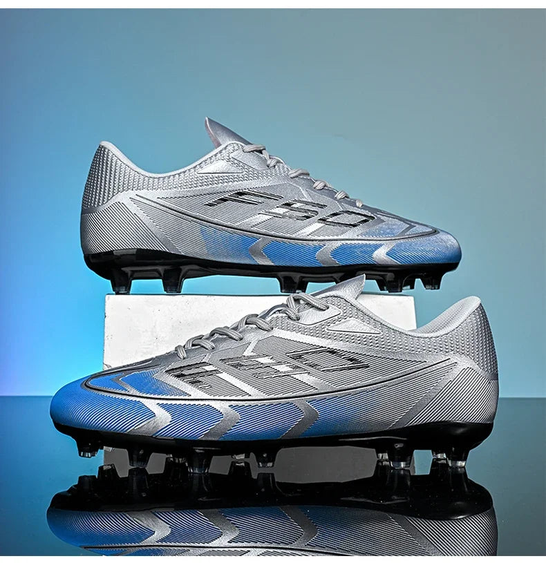 Nouvelles chaussures de football pour hommes, chaussures de sport respirantes, antidérapantes, de haute qualité, pour matchs en plein air, chaussures de football de salle, haute tige, ultralégères