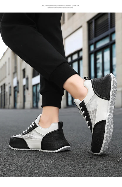 Brand protection 2026 new men's lightweight non-slip breathable wear-resistant running sports fashion versatile casual shoes