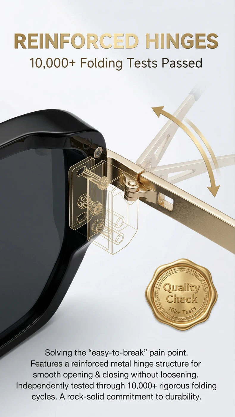 Polarized Square Sunglasses Men 2026 Luxury Vintage Double Bridge Gradient Lens Driving Shades Retro Flat Top Sun Glasses Male