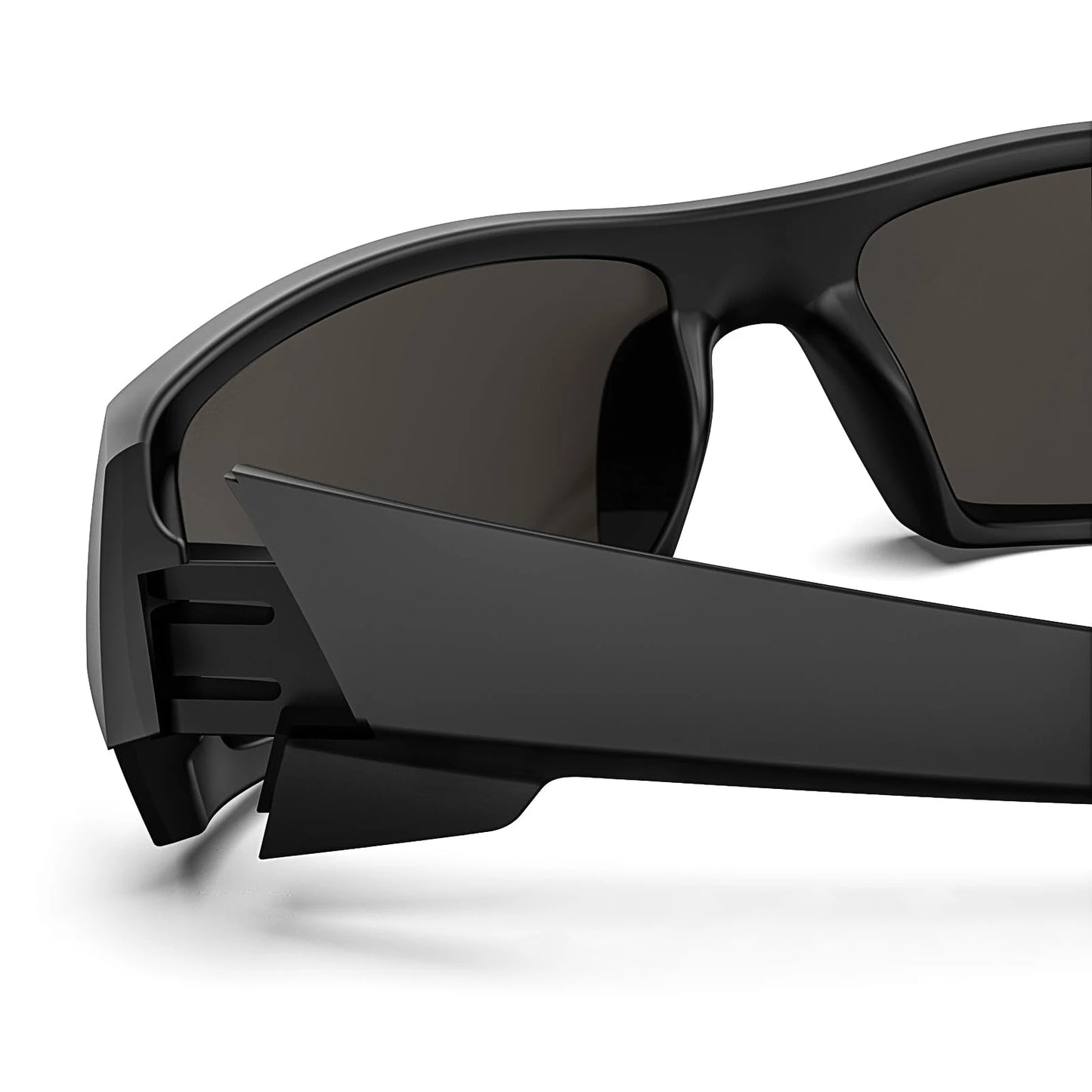 MAXJULI Z87 Polarized Sunglasses Men Wrap Around Sport Driving UV400 Retro Vintage Shield Safety Glasses 8231