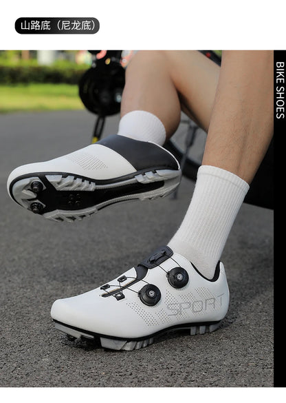 Ténis de ciclismo, sapatos de MTB respiráveis, sapatos de ciclismo de montanha para homem e mulher, sapatos para trilhos, sapatos desportivos para ciclismo de estrada, sapatos de ciclismo com pedais SPD