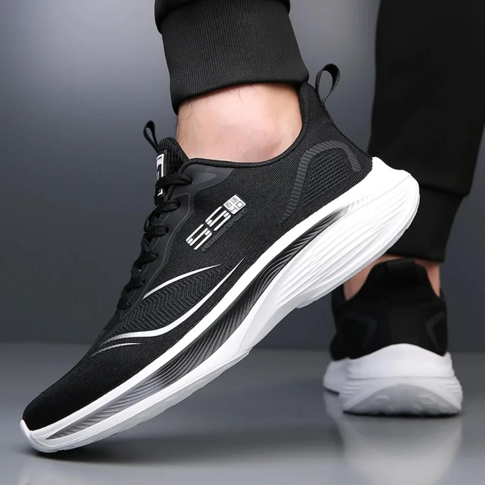 Carbonplaat marathonschoenen voor heren, casual sneakers met luchtkussen, luxe, comfortabel en lichtgewicht, sportieve hardloopschoenen voor heren
