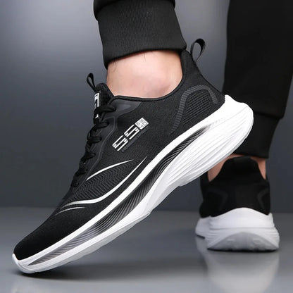 Carbonplaat marathonschoenen voor heren, casual sneakers met luchtkussen, luxe, comfortabel en lichtgewicht, sportieve hardloopschoenen voor heren