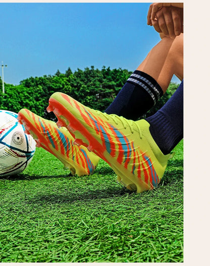 New Men Football Boots Sport Soccer Shoes Match Unisex Ultralight Cleats Comfortable Non-Slip Outdoor Adult Grass High-quality
