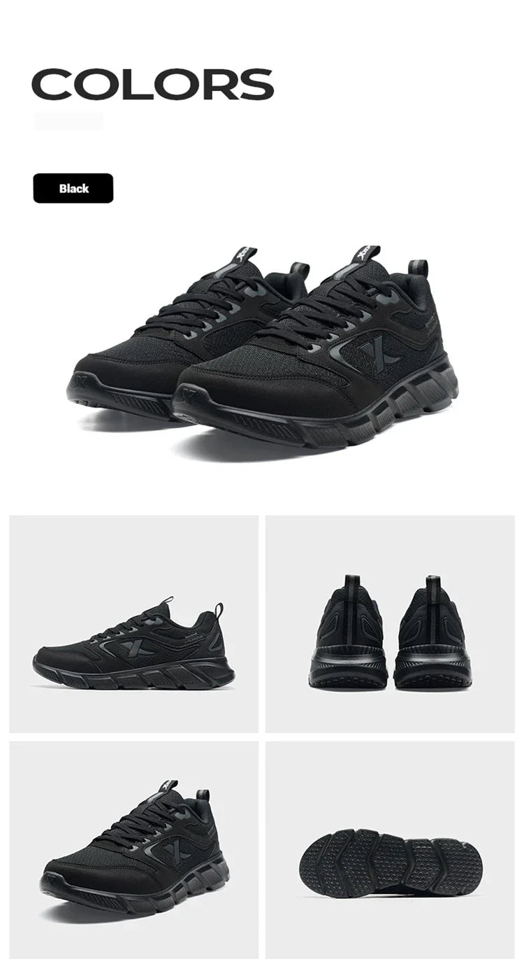 Xtep tenisice za trčanje za muškarce, ljetne mrežaste, prozračne, otporne na habanje, sportske, lagane, casual tenisice za mlade s amortizacijom 875219110065