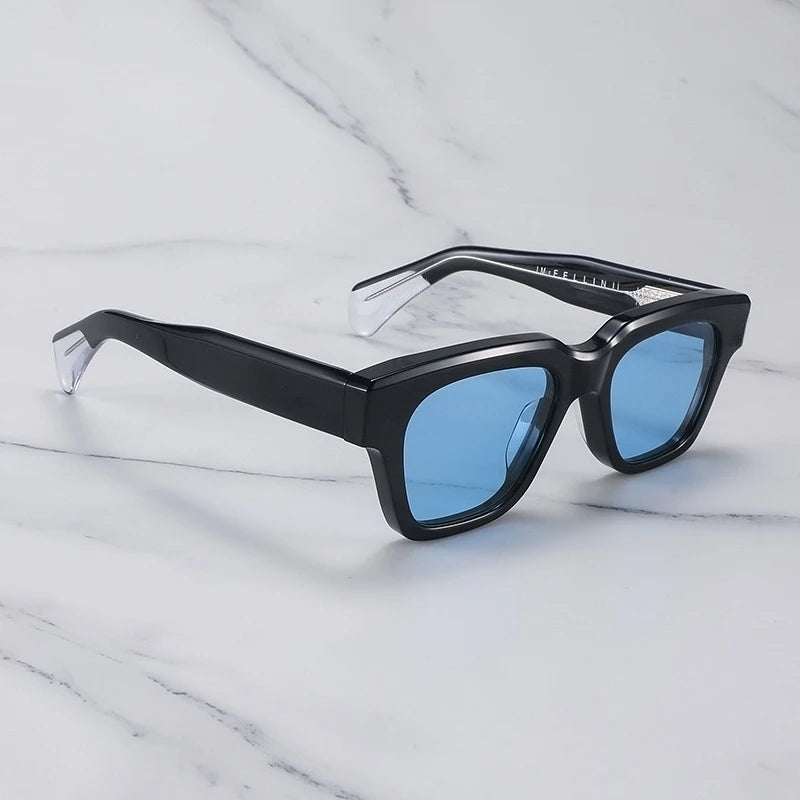 JMM FELLINI Female Sunglasses Thick Acetate Popular Luxury Woman Sunglasses 2025 Jacques Men's Sunglasses With Original Case