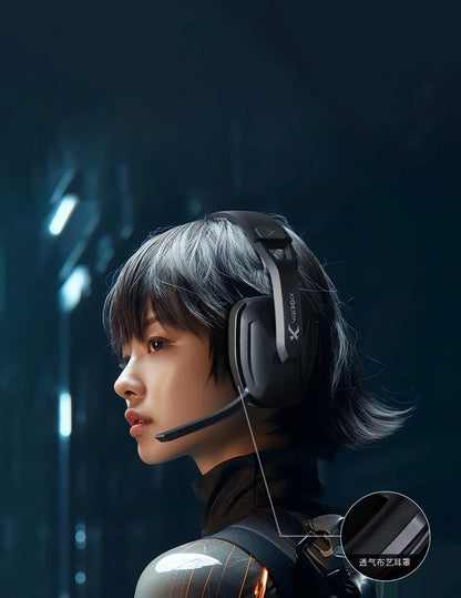XIBERIA K01S 2.4GHz casques sans fil Gamer avec micro pour PS5 PS4 PC Mac téléphone Playstation Bluetooth casque de jeu USB/T-C