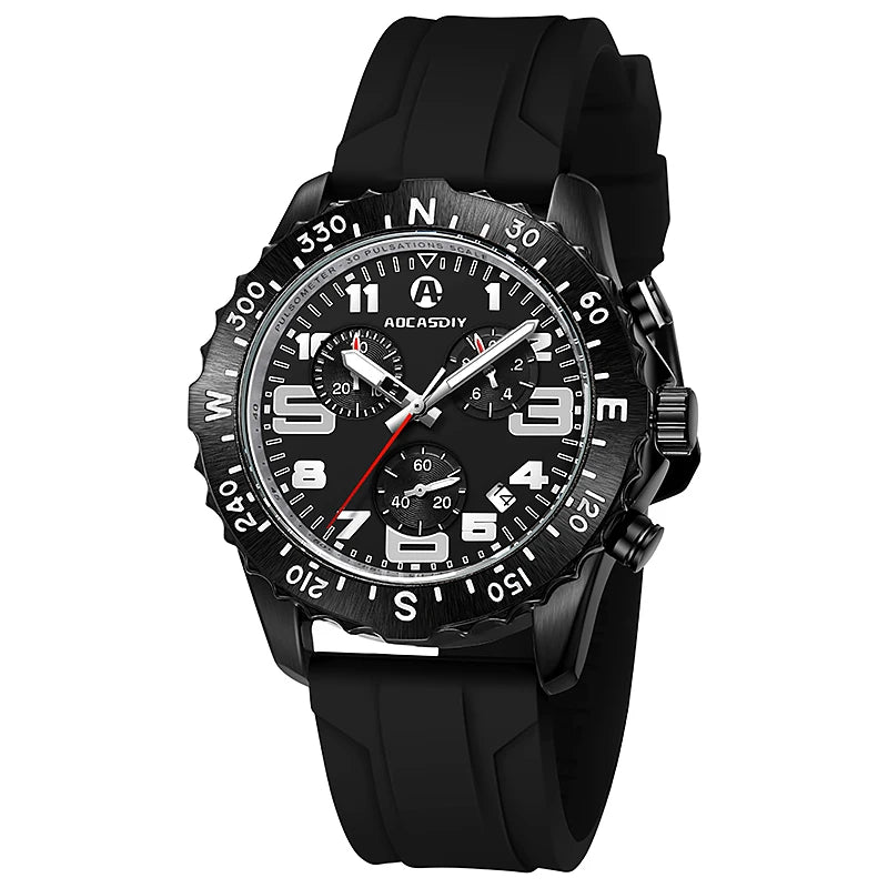 Quartz Wristwatch Men's Watches ENDURANCE Wristwatch Casual Men Watch Luxury Waterproof Luminous Chronograph Date reloj hombre