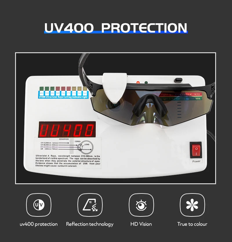 Scvcn Men's Cycling Glasses Outdoor Sport Runing Sunglasses Women MTB Bike Bicycle Goggles Road Riding Fishing Hiking Eyewear