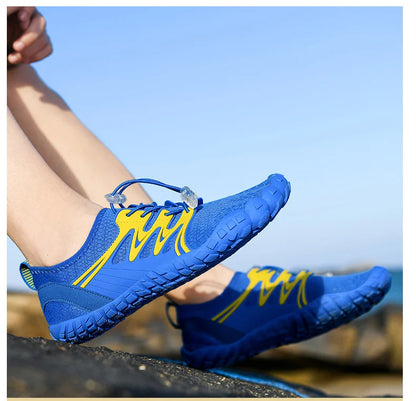 Unisex bridimo batai, greitai džiūstantys vandens batai su drenažu, paplūdimio sporto, plaukimo, jogos basakojės nardymo ir banglenčių sporto basutės-sportbačiai