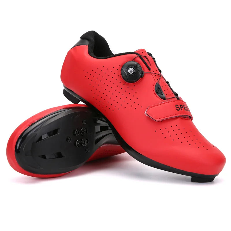 whytesole Men Cycling Sneaker Mtb Flat Shoes Cleat Self-Locking Mountain Bike Shoes Women Road Bicycle Cycling Shoe Dirt