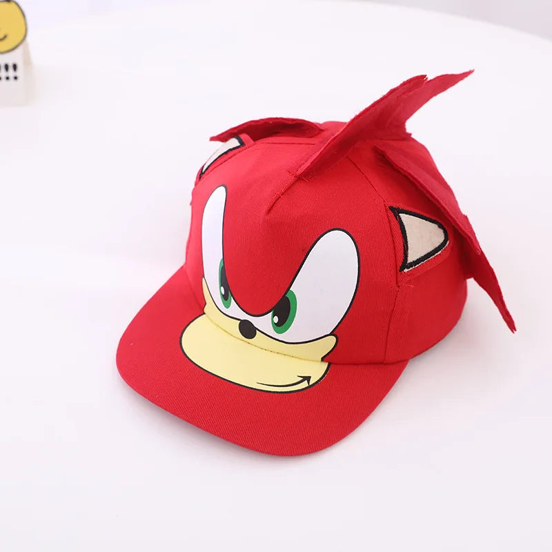 New Sonic The Hedgehog Shadow Sonic Mouse Hat Supertone Mouse High End Embroidery Sun Hat Kids Gifts Baseball Cap Fashion