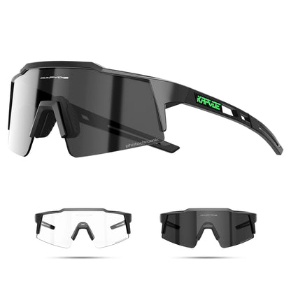 KAPVOE Photochromic Cycling Sunglasses for Men Glasses Fashion Mountain Bicycle Road Speed Cool Goggles Sports MTB Bike Eyewear