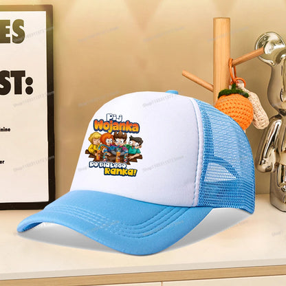 Wojan Teams Mesh Baseball Cap Cute Cartoon Summer Outdoor Sports Sun Hat Fashion Parent-child Activity Breathable Sunbonnet Gift