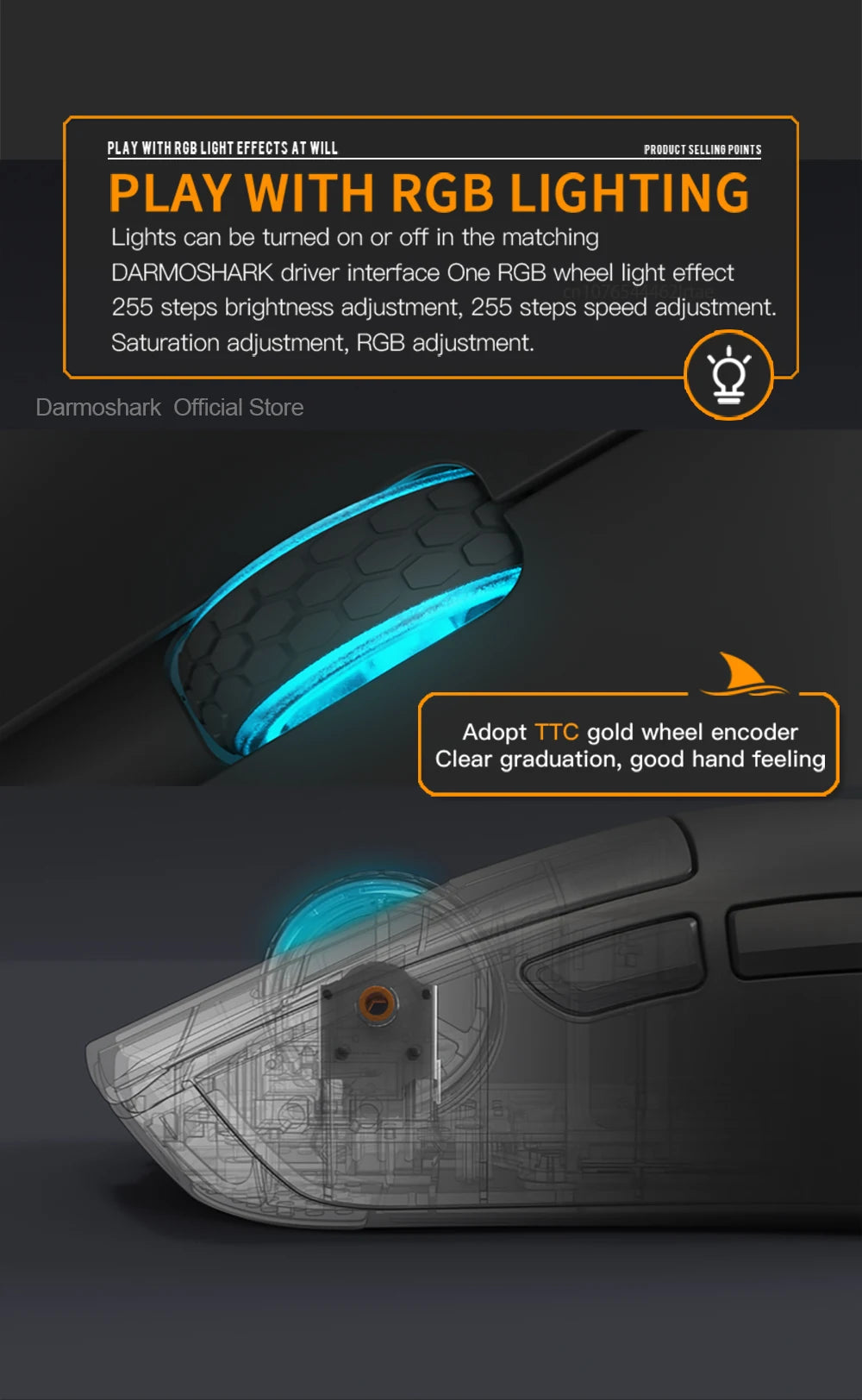 Darmoshark M3Pro -pelihiiri 2.4G BT Wireless Tri-Mode PAW3395 -sensorilla N52840 26000DPI, isokätinen makroajurihiiri pelaamiseen