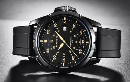 Montre pour homme SAPPHERO – Montre à quartz de luxe, étanche jusqu'à 50 m, équipée d'un mécanisme importé et d'un boîtier en acier inoxydable – Une idée cadeau idéale pour homme.