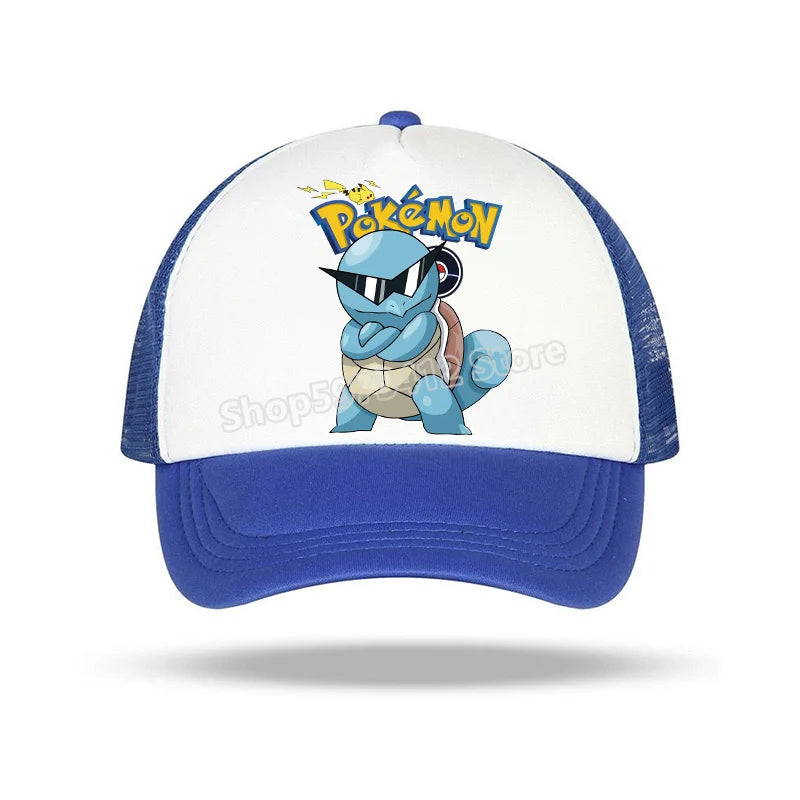 Pokemons Baseball Cap Pikachu Charizard Gengar Anime Peaked Hat Kid Adult Summer Outdoor Sport Hats Boy Casual Fashion Cap Gift