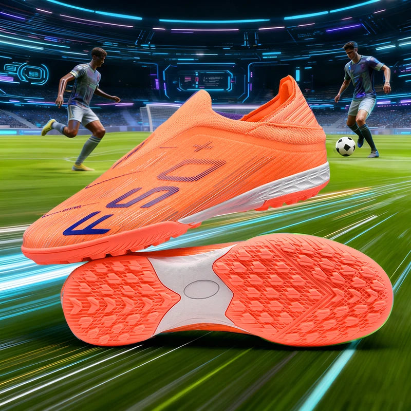New Men's Football Boots Turf Soccer Shoes Sport Ultralight Comfortable Cleats Futsal Non-Slip FG Grass Indoor Adult Non-Slip