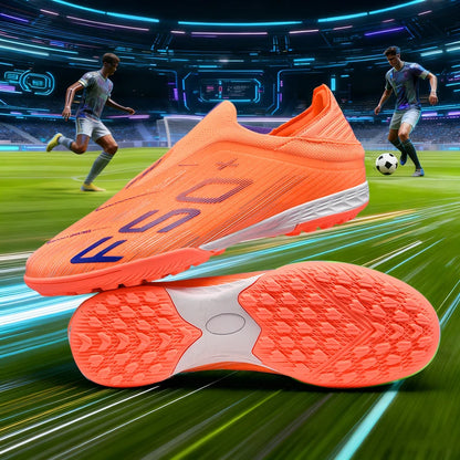 New Men's Football Boots Turf Soccer Shoes Sport Ultralight Comfortable Cleats Futsal Non-Slip FG Grass Indoor Adult Non-Slip