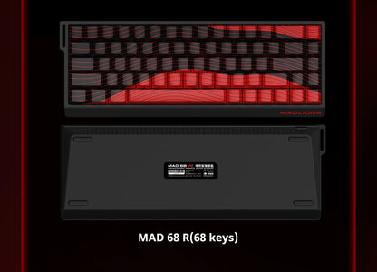 FGG MAD60 Gaming RGB Magnetic Axis Keyboard Game Dedicated Full Key Hot Swap Quick Response Entry Level Custom Gaming Keyboard
