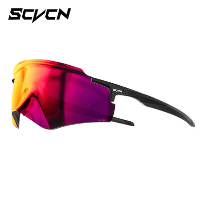 Scvcn Men's Cycling Glasses Outdoor Sport Runing Sunglasses Women MTB Bike Bicycle Goggles Road Riding Fishing Hiking Eyewear