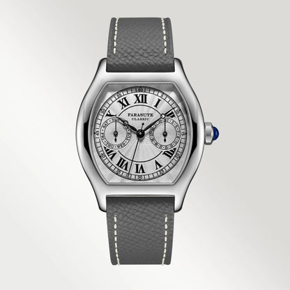 FARASUTE 36mm Luxury Retro Men Quartz Watch VH64 Movement Stainless Steel Sports Fashion Sapphire Glass Waterproof Watch Relogio