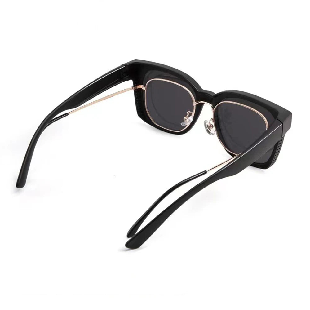 New Fashion Polarized Sunglasses Cover Over Myopia Prescription Glasses Portable Men Women Vintage Fishing Driving Eyewear