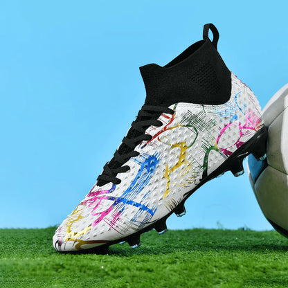 Chaussures de football de compétition à crampons, confortables, respirantes, pour l'entraînement et les matchs, une paire, tailles 31-46