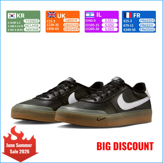 Buty męskie Nike Court Shot: lekkie, codzienne, klasyczne trampki — wygodne buty do skateboardingu i buty sportowe FQ8146-003