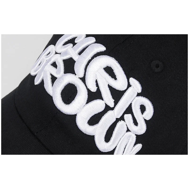 Mode, friluftsliv, sport, basebollkeps, unisex för män och kvinnor, universell bokstavsbroderi, justerbar snapback-keps