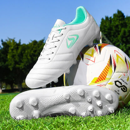 Nouvelles chaussures de football pour hommes, chaussures de soccer d'extérieur TF FG, crampons pour terrain en herbe, chaussures d'entraînement confortables, chaussures de match, futsal, chaussures de sport respirantes pour