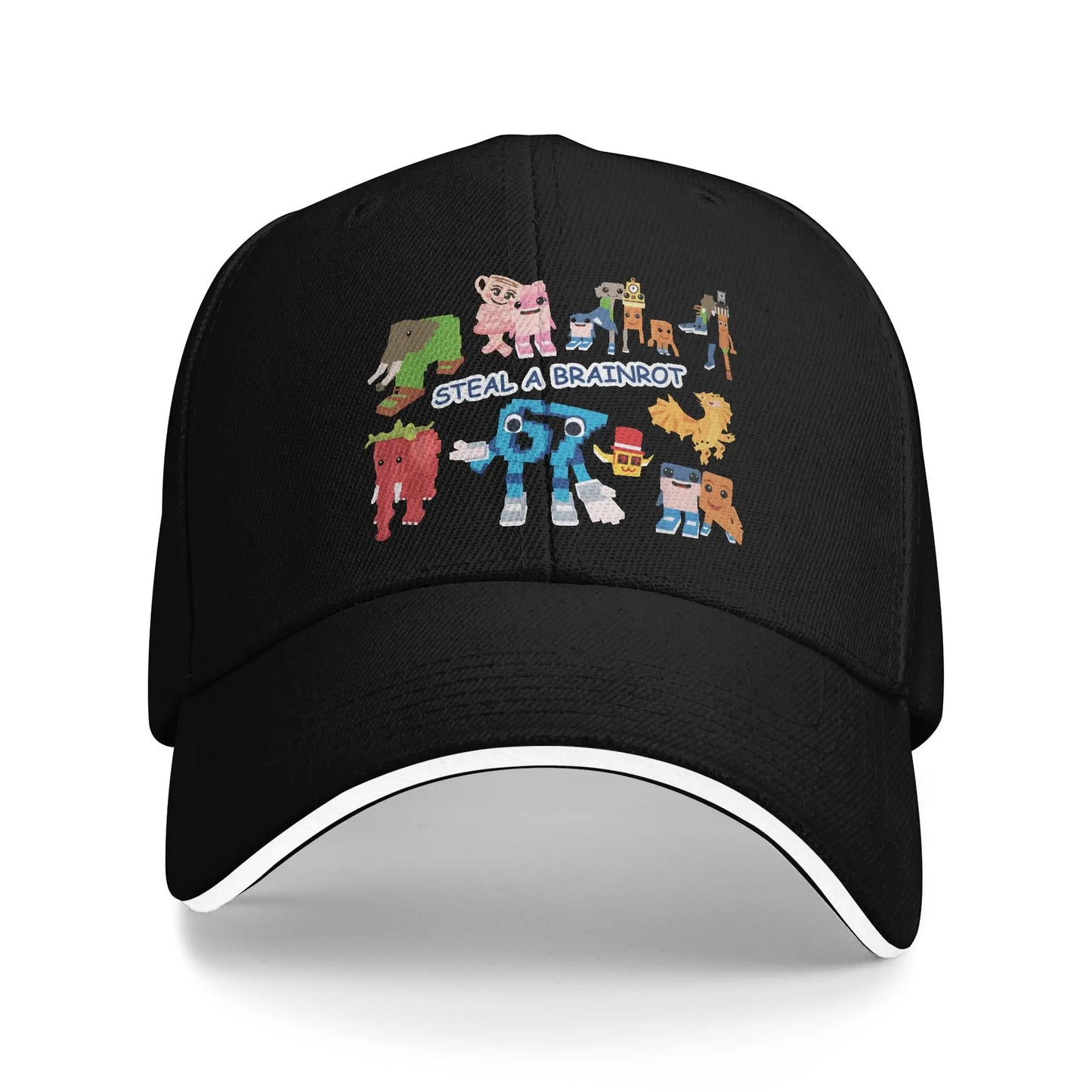 67 Six Seven 6-7 Baseball Cap Popular Steal Brainrot Gaming Meme Sandwich Caps Men Women Breathable Dad Hat Outdoor