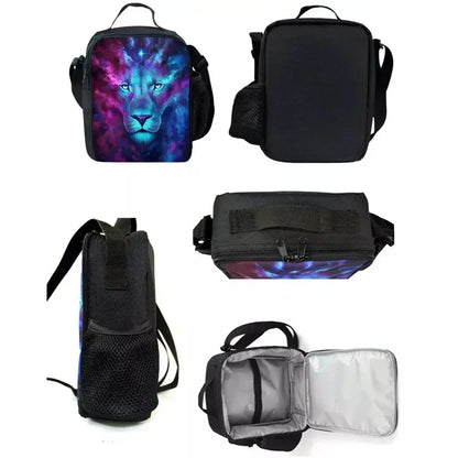 Child Insulated Large Capacity Bag for Boy Hot Game F-FortniteS Girl Student Outdoor Picnic Resuable Thermal Cooler Lunch Box