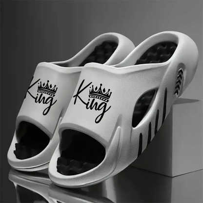 Chaussons pour hommes en EVA, sandales antidérapantes, plateforme épaisse et souple, confortables et tendance, chaussures d'intérieur
