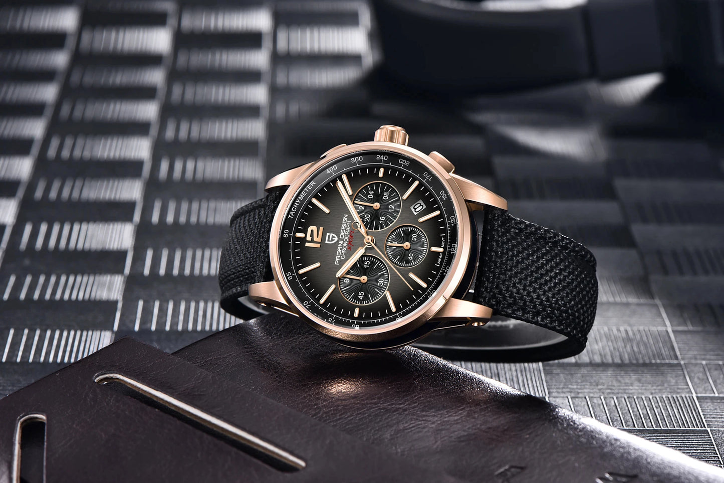 PAGANI DESIGN 2026 New Luxury Fashion Casual Men Quartz Watches VK63 100M Water Resistant Sapphire Glass Stainless Steel Watches