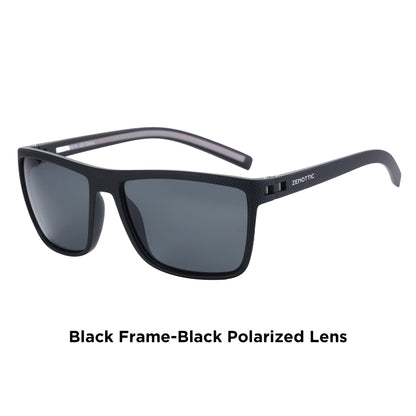 ZENOTTIC Polarized Sunglasses for Men Lightweight TR90 Frame UV400 Protection Square Sun Glasses