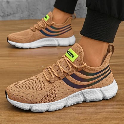 Pantofi sport casual pentru bărbați, adidași ușori și respirabili, antiderapanti, pentru alergare în aer liber, plimbare, tenis și jogging