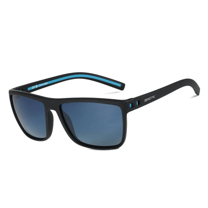 ZENOTTIC Polarized Sunglasses for Men Shades Lightweight TR90 Frame UV400 Protection Square Outdoor Trave Driving Sun Glasses