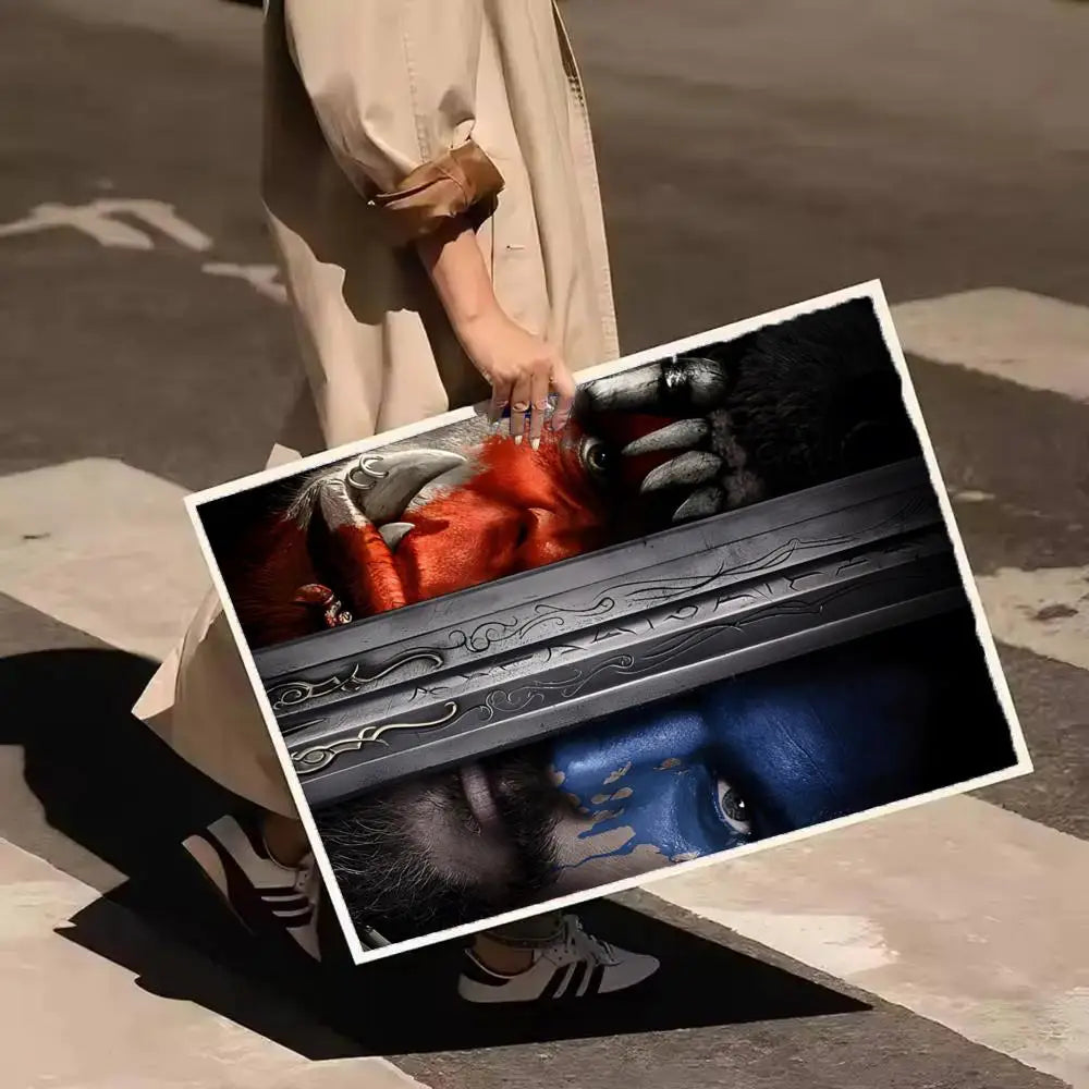World Of W-Warcraft W-Wow Soft Silicone Poster Self-adhesive Painting with prints Home bedroom living room decoration