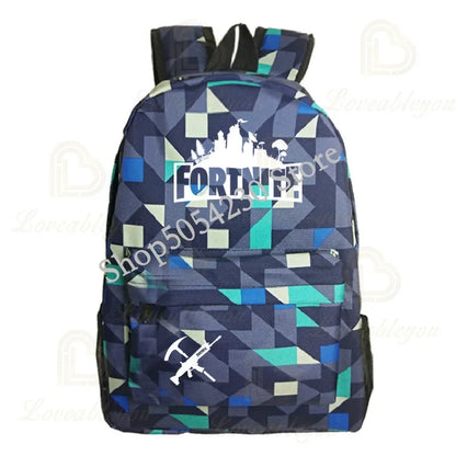 Fortnite Children's Backpack Large Capacity Bolsa Escolar High Quality Waterproof Men Women Victory Game Stationary Kid Rucksack